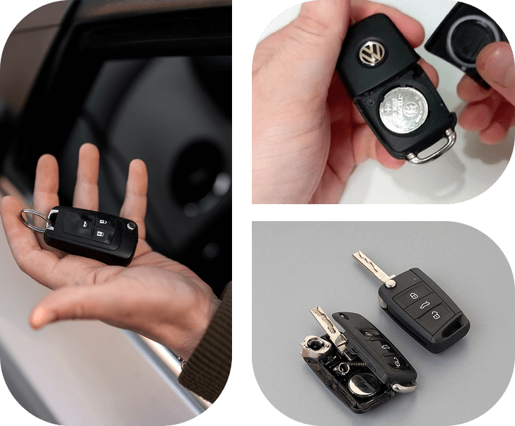 Auto atslegas baterijas maina keymaster