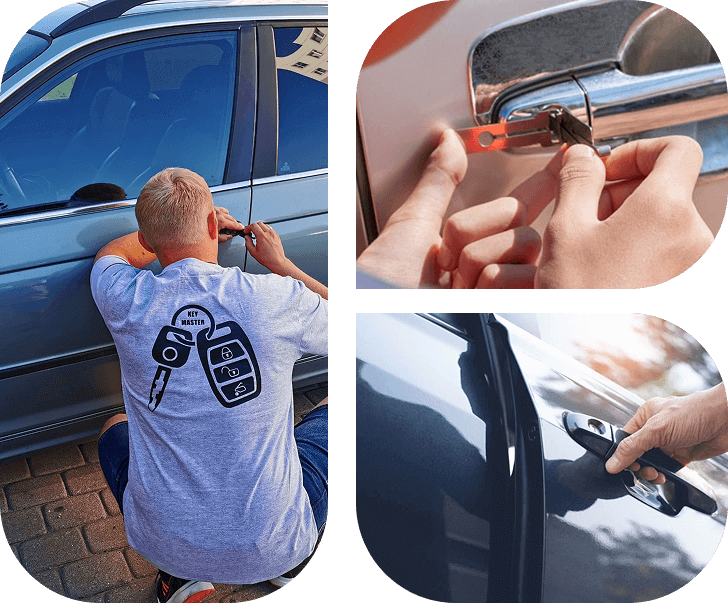 Auto durvju atversana keymaster